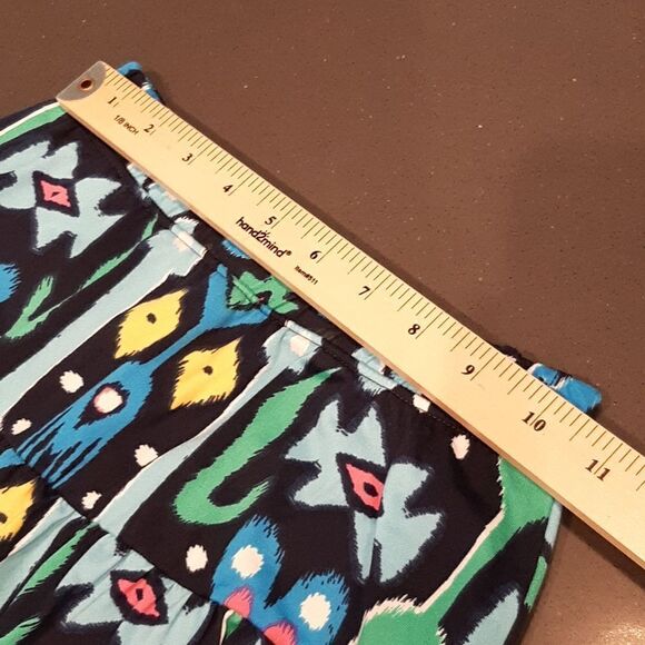 Crown & Ivy Kids Navy with Colorful Print Skort - Picture 6 of 9